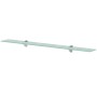 Floating shelves 2 units glass 8 mm 90x10 cm by vidaXL, Shelves and shelves - Ref: Foro24-3051500, Price: 49,09 €, Discount: %