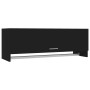 Schwarzer Sperrholzschrank 100x32,5x35 cm von vidaXL, Kleiderschränke - Ref: Foro24-808234, Preis: 64,57 €, Rabatt: %