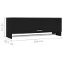 Black plywood cabinet 100x32.5x35 cm by vidaXL, Wardrobes - Ref: Foro24-808234, Price: 63,61 €, Discount: %