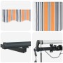 Toldo Retráctil with Multicolor 450 x 300 cm tela