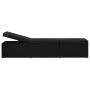 Garden loungers and table 3 pieces black synthetic rattan by vidaXL, Loungers - Ref: Foro24-3057666, Price: 352,82 €, Discoun...