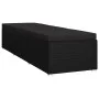 Garden loungers and table 3 pieces black synthetic rattan by vidaXL, Loungers - Ref: Foro24-3057666, Price: 352,82 €, Discoun...