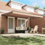 Toldo Retráctil Rayas Multicolor 450x300 cm tela