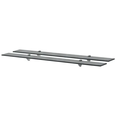 Floating shelves 2 units glass 8 mm 100x20 cm by vidaXL, Shelves and shelves - Ref: Foro24-3051533, Price: 79,69 €, Discount: %