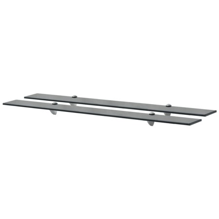 Schweberegale 2 Einheiten Glas 8 mm 100x20 cm von vidaXL, Regale und Regale - Ref: Foro24-3051533, Preis: 83,19 €, Rabatt: %