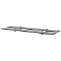 Floating shelves 2 units glass 8 mm 100x20 cm by vidaXL, Shelves and shelves - Ref: Foro24-3051533, Price: 83,19 €, Discount: %