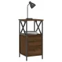 Nachttisch, 2 Stück, Eichenbraun, Holzwerkstoff, 34 x 35,5 x 70 cm von vidaXL, Nachttische - Ref: Foro24-825952, Preis: 95,86...