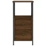 Nachttisch, 2 Stück, Eichenbraun, Holzwerkstoff, 34 x 35,5 x 70 cm von vidaXL, Nachttische - Ref: Foro24-825952, Preis: 95,86...