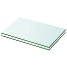 Shelves 2 units with transparent glass panel 20x25 cm by vidaXL, Shelves and shelves - Ref: Foro24-3051545, Price: 21,15 €, D...