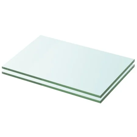 Estantes 2 unidades panel de vidrio transparente 20x25 cm de vidaXL, Estantes y estanterías - Ref: Foro24-3051545, Precio: 21...