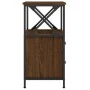 Nightstand 2 pcs oak brown engineered wood 34x35.5x70 cm by vidaXL, Nightstands - Ref: Foro24-825952, Price: 95,86 €, Discoun...