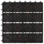 WPC porch tiles 30x30 cm 2 m² dark brown 22 units by vidaXL, Floors and carpets - Ref: Foro24-277802, Price: 103,26 €, Discou...