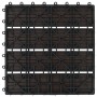 WPC-Verandafliesen 30x30 cm 2 m² dunkelbraun 22 Einheiten von vidaXL, Böden und Teppiche - Ref: Foro24-277802, Preis: 121,77 ...