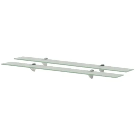 Floating shelves 2 units glass 8 mm 90x20 cm by vidaXL, Shelves and shelves - Ref: Foro24-3051540, Price: 50,97 €, Discount: %