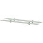 Floating shelves 2 units glass 8 mm 90x20 cm by vidaXL, Shelves and shelves - Ref: Foro24-3051540, Price: 51,97 €, Discount: %