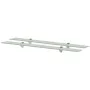 Floating shelves 2 units glass 8 mm 90x20 cm by vidaXL, Shelves and shelves - Ref: Foro24-3051540, Price: 50,97 €, Discount: %