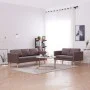 2-piece sofa set in taupe gray fabric by vidaXL, Sofas - Ref: Foro24-276858, Price: 555,44 €, Discount: %