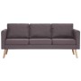 2-teilige Sofagarnitur aus taupegrauem Stoff von vidaXL, Sofas - Ref: Foro24-276858, Preis: 610,25 €, Rabatt: %