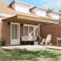 Toldo Retráctil Rayas Multicolor 450x300 cm tela