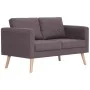 2-piece sofa set in taupe gray fabric by vidaXL, Sofas - Ref: Foro24-276858, Price: 555,44 €, Discount: %