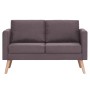 2-teilige Sofagarnitur aus taupegrauem Stoff von vidaXL, Sofas - Ref: Foro24-276858, Preis: 610,25 €, Rabatt: %