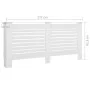 Cubiertas para radiador 2 unidades MDF blanco 172x19x81,5 cm de vidaXL, Accesorios para radiadores de calefacción - Ref: Foro...