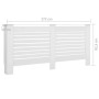 Radiator covers 2 units white MDF 172x19x81.5 cm by vidaXL, Accessories for heating radiators - Ref: Foro24-3051376, Price: 1...