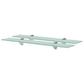 Estantes flotantes 2 unidades vidrio 8 mm 60x20 cm de vidaXL, Estantes y estanterías - Ref: Foro24-3051521, Precio: 40,87 €, ...
