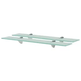 Schweberegale 2 Einheiten Glas 8 mm 60x20 cm von vidaXL, Regale und Regale - Ref: Foro24-3051521, Preis: 40,38 €, Rabatt: %