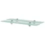Floating shelves 2 units glass 8 mm 60x20 cm by vidaXL, Shelves and shelves - Ref: Foro24-3051521, Price: 40,38 €, Discount: %