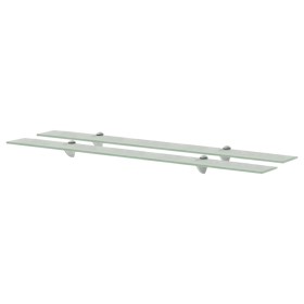 Schweberegale 2 Einheiten Glas 8 mm 100x20 cm von vidaXL, Regale und Regale - Ref: Foro24-3051541, Preis: 64,06 €, Rabatt: %