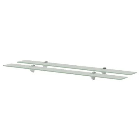 Estantes flotantes 2 unidades vidrio 8 mm 100x20 cm de vidaXL, Estantes y estanterías - Ref: Foro24-3051541, Precio: 62,62 €,...