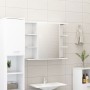 3-teiliges Badezimmermöbelset aus weißem Holzwerkstoff von vidaXL, Badezimmermöbel - Ref: Foro24-3056952, Preis: 184,40 €, Ra...