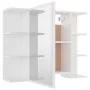 3-teiliges Badezimmermöbelset aus weißem Holzwerkstoff von vidaXL, Badezimmermöbel - Ref: Foro24-3056952, Preis: 181,31 €, Ra...