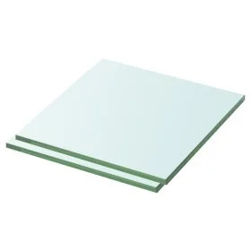 2 units of shelves with transparent glass panel 30x30 cm by vidaXL, Shelves and shelves - Ref: Foro24-3051551, Price: 25,48 €...