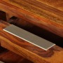 Mueble de TV madera maciza de acacia 120x30x30 cm