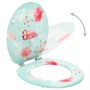 Toilet seats with lid 2 units MDF flamingo design by vidaXL, Toilet and bidet seats - Ref: Foro24-3056405, Price: 93,21 €, Di...