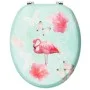 Toilet seats with lid 2 units MDF flamingo design by vidaXL, Toilet and bidet seats - Ref: Foro24-3056405, Price: 91,09 €, Di...