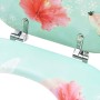 Toilet seats with lid 2 units MDF flamingo design by vidaXL, Toilet and bidet seats - Ref: Foro24-3056405, Price: 93,21 €, Di...