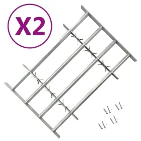 Adjustable window security bars 2 pcs 1000-1500 mm by vidaXL, Windows - Ref: Foro24-3057510, Price: 138,38 €, Discount: %