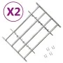 Adjustable window security bars 2 pcs 1000-1500 mm by vidaXL, Windows - Ref: Foro24-3057510, Price: 138,38 €, Discount: %