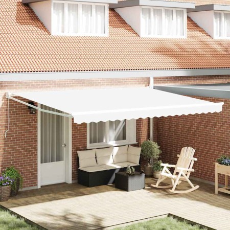 Toldo Manual 4,5 x 3 m Poliester y metal