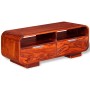 Mesa de centro de madera maciza de acacia 90x40x35 cm