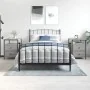 Mesitas noche 2 uds madera ingeniería gris Sonoma 44x45x60 cm de vidaXL, Mesitas de noche - Ref: Foro24-826010, Precio: 102,3...