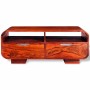 Mesa de centro de madera maciza de acacia 90x40x35 cm