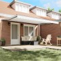 Toldo Retráctil Blanco 450x300 cm tela