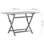 Garden dining set 5 pieces solid gray acacia wood by vidaXL, Garden sets - Ref: Foro24-3057870, Price: 316,17 €, Discount: %