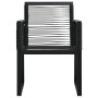Juego de comedor para jardín 7 piezas ratán PVC negro de vidaXL, Conjuntos de jardín - Ref: Foro24-3060216, Precio: 649,92 €,...