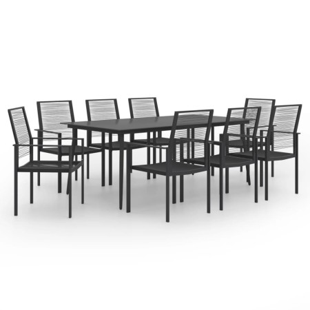 Juego de comedor de jardín 9 piezas de vidaXL, Conjuntos de jardín - Ref: Foro24-3060260, Precio: 556,56 €, Descuento: %