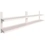 Estanterías flotantes 2 niveles 2 uds acero inoxidable 300x30cm de vidaXL, Estantes y estanterías - Ref: Foro24-3055901, Prec...